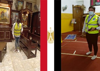 فى المسجد والكنيسة والمواطن فادى مصرى من القادة