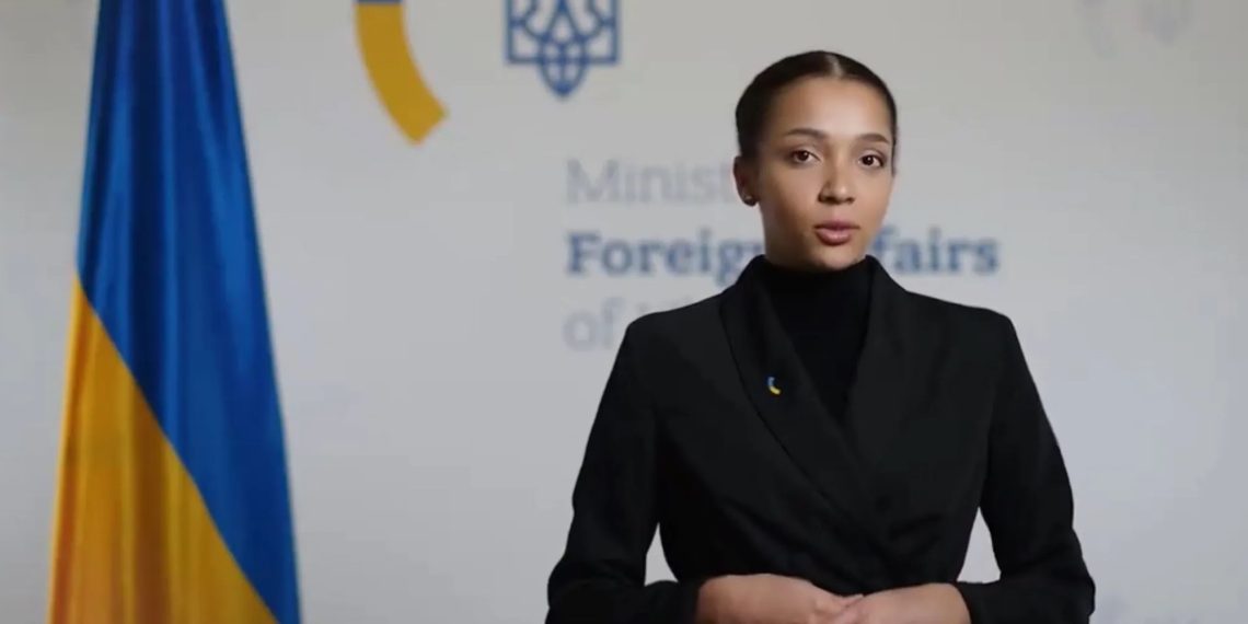 فيديو لمتحدثة باسم خارجية أوكرانيا مّولدة بالذكاء الاصطناعي