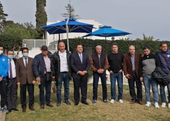 السفير المصري بتونس يقيم مأدبة غداء علي شرف بعثة نادي الزمالك