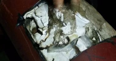 بالصور.. ضبط كميات كبيرة من الحشيش قادمة من سوريا فى ميناء دمياط