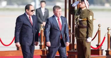 بالفيديو..السيسي يصل الأردن للمشاركة فى القمة العربية
