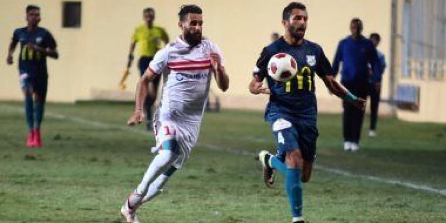 حمدي زكي يتقدم لإنبي بالهدف الثاني في الزمالك