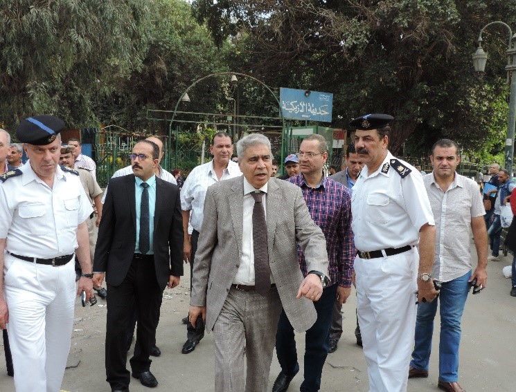 مدير شرطة النقل يطمئن علي جاهزية القوات بمحطات المترو والسكة الحديد 