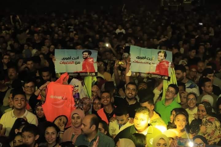 بالصور .. انطلاق حملة ” أنت أقوى من المخدرات” بنادى الزهور للتوعية بأضرار الإدمان بمشاركة 18 ألف شاب