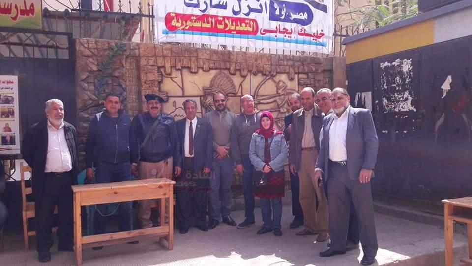 متابعي قادة الدقهلية ….مسيرة لحث المواطنين على المشاركة فى الاستفتاء في اليوم الثاني ..صور