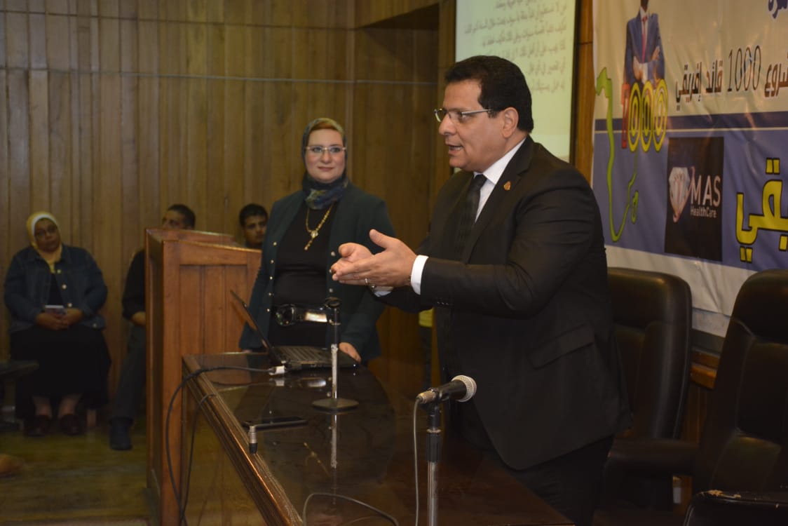 عميد كلية الدراسات الإفريقية و رئيس امناء القادة يشهدان إنطلاق المرحلة الثانية مشروع 1000 قائد إفريقي ” برعاية الخشت “