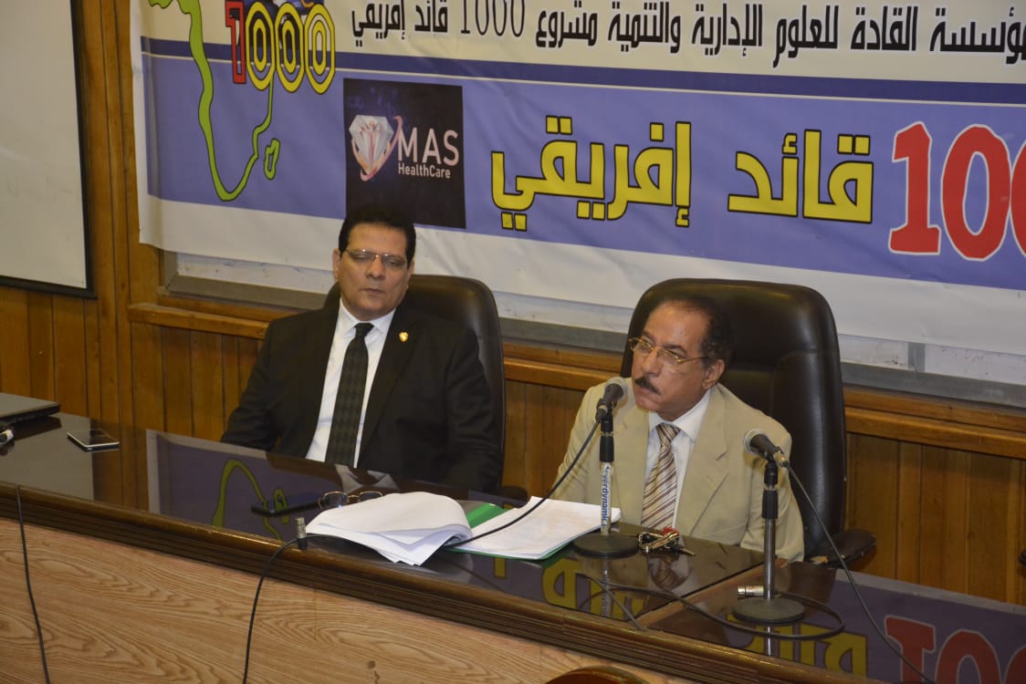 عميد كلية الدراسات الإفريقية و رئيس امناء القادة يشهدان إنطلاق المرحلة الثانية مشروع 1000 قائد إفريقي ” برعاية الخشت “