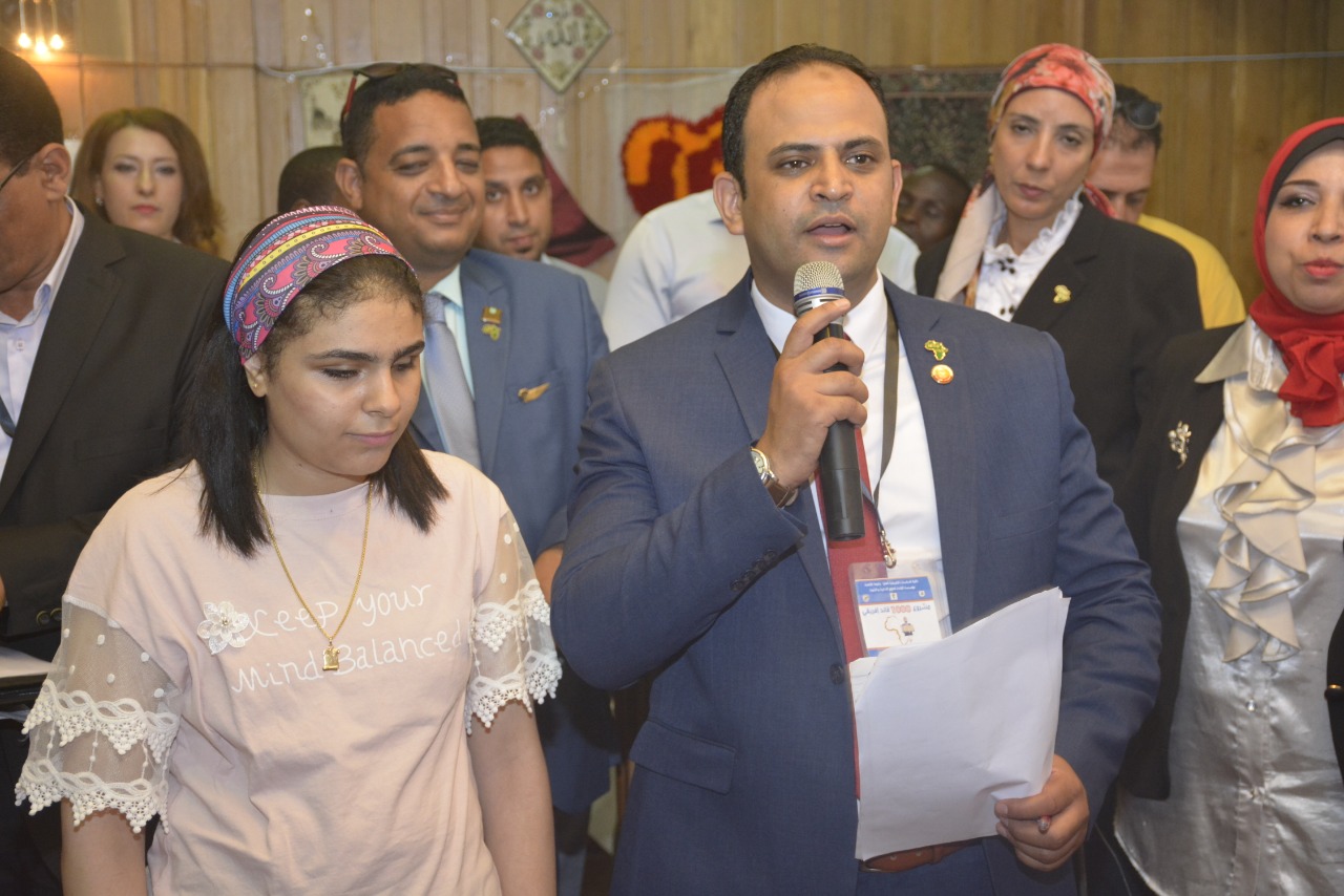 بحضور نوفل و عطية و الشريف و العشماوى ختام المرحلة الثانية ( المجموعة الثانية ) من مشروع 1000 قائد إفريقي” برعاية الخشت “