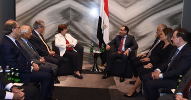 رئيس الوزراء يلتقى رئيسة صندوق النقد الدولى خلال زيارته لواشنطن