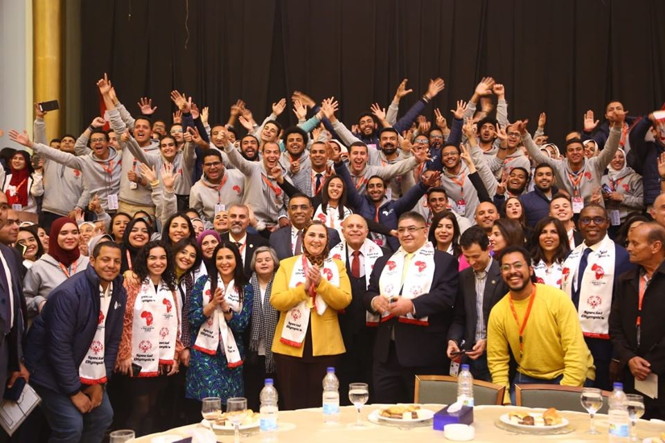 وزيرة التضامن الاجتماعي تشهد حفل ختام دورة الألعاب الإفريقية للأولمبياد الخاص