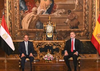 الرئيس السيسي يلتقي بالملك فيليب السادس ملك إسبانيا في إطار الزيارة الرسمية التي يقوم بها إلى إسبانيا..