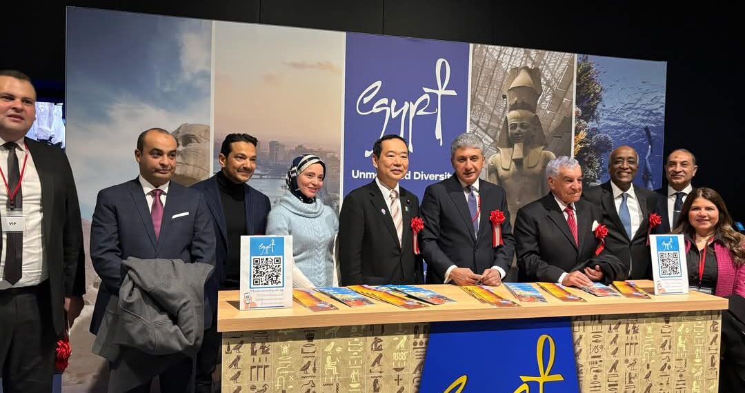 وزير السياحة والآثار وعمدة طوكيو يفتتحان معرض رمسيس وذهب الفراعنة..