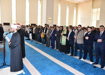 محافظ الجيزة يفتتح مسجد ال منصور بمدينة أكتوبر الجديدة بحضور وزراء الأوقاف والإسكان