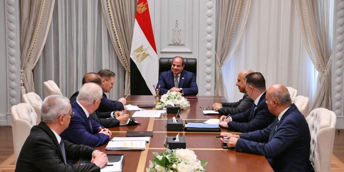 الرئيس السيسي يلتقي بمدينة العلمين المدير العام لهيئة الدولة للطاقة النووية “روسأتوم” الروسية