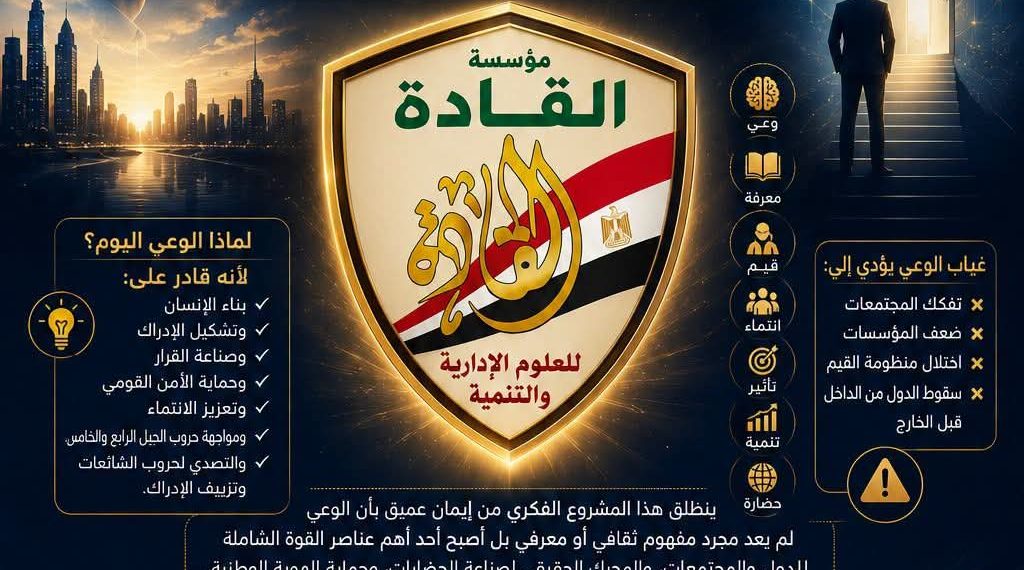 “هندسة الوعي” مشروع فكري جديد …القادة2035