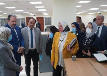 لجنة الصحة بمجلس النواب في زيارة إلى فرع الإعتماد والرقابة الصحية ببورسعيد