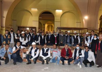 المتحف المصري الكبير يستقبل المقصورة الثالثة من ‏مقاصير الملك الذهبي توت عنخ آمون