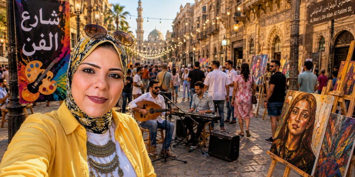 الفن يمشي في شوارع القاهرة