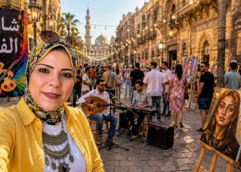 الفن يمشي في شوارع القاهرة