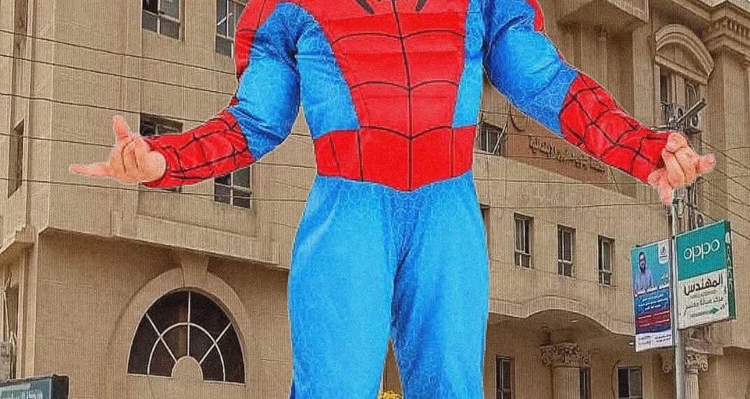 البطل ياسين ( سبايدرمان) انتصر على الاشرار