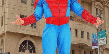 البطل ياسين ( سبايدرمان) انتصر على الاشرار