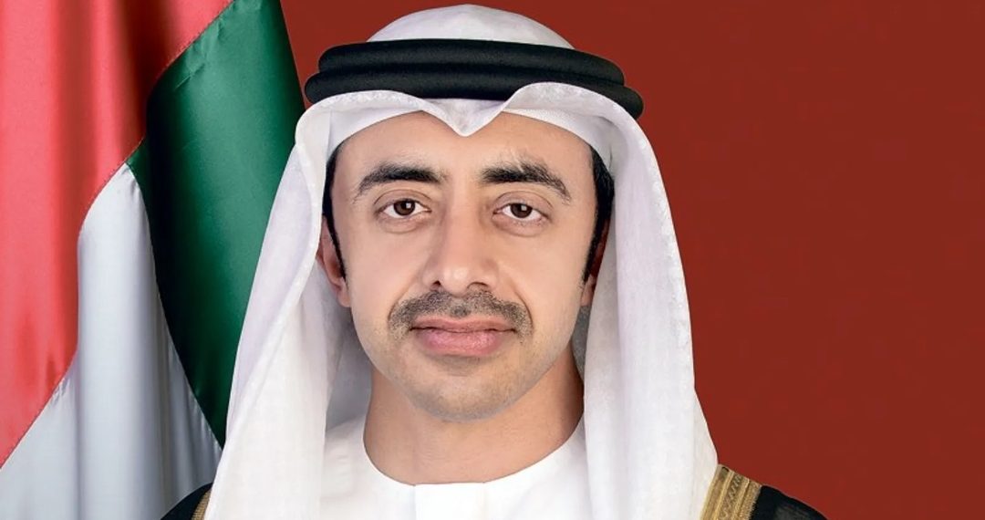 عبد الله بن زايد يلتقي يائير لابيد