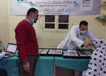 المبادرة الرئاسية ” نور حياة ” تجري الكشف الطبي للعيون على 14 ألف مواطن خلال شهر مارس