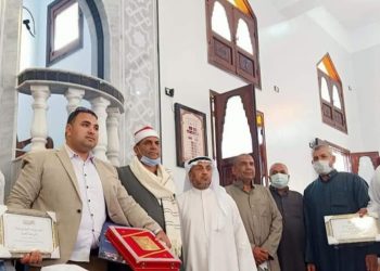 أوقاف أبوحماد تفتتح مسجد عرب الحبايبة بقرية الشيخ جبيل