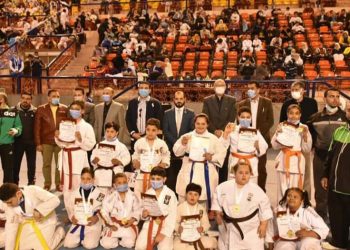 عرس رياضي لمنطقة الشرقية للكاراتية بالصالة المغطاة بإستاد جامعة الزقازيق