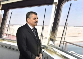 الفريق أسامة ربيع يشهد إنضمام الكراكة “مُهاب مميش” لأسطول هيئة قناة السويس